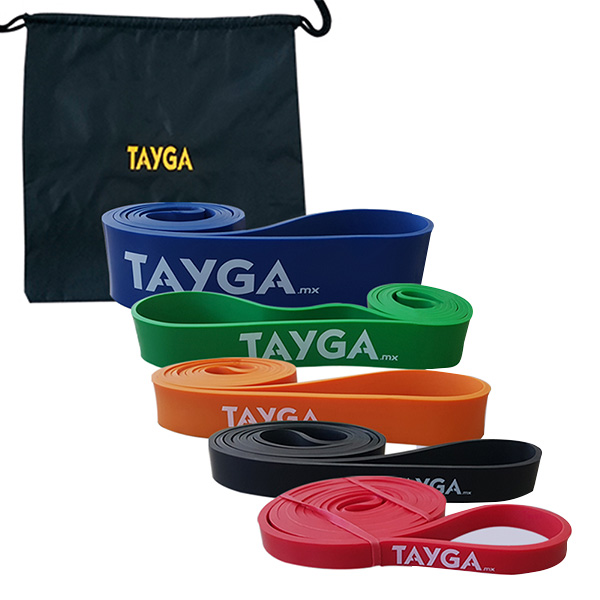 Tayga set de 5 bandas de resistencia largas