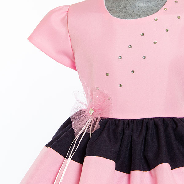 Vestido Rosa para Niña 2 a 8 años.