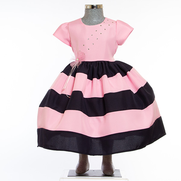 Vestido Rosa para Niña 2 a 8 años.