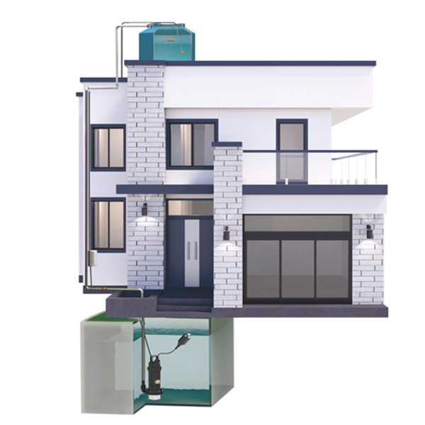 Bomba sumergible para cisterna 3/4 HP