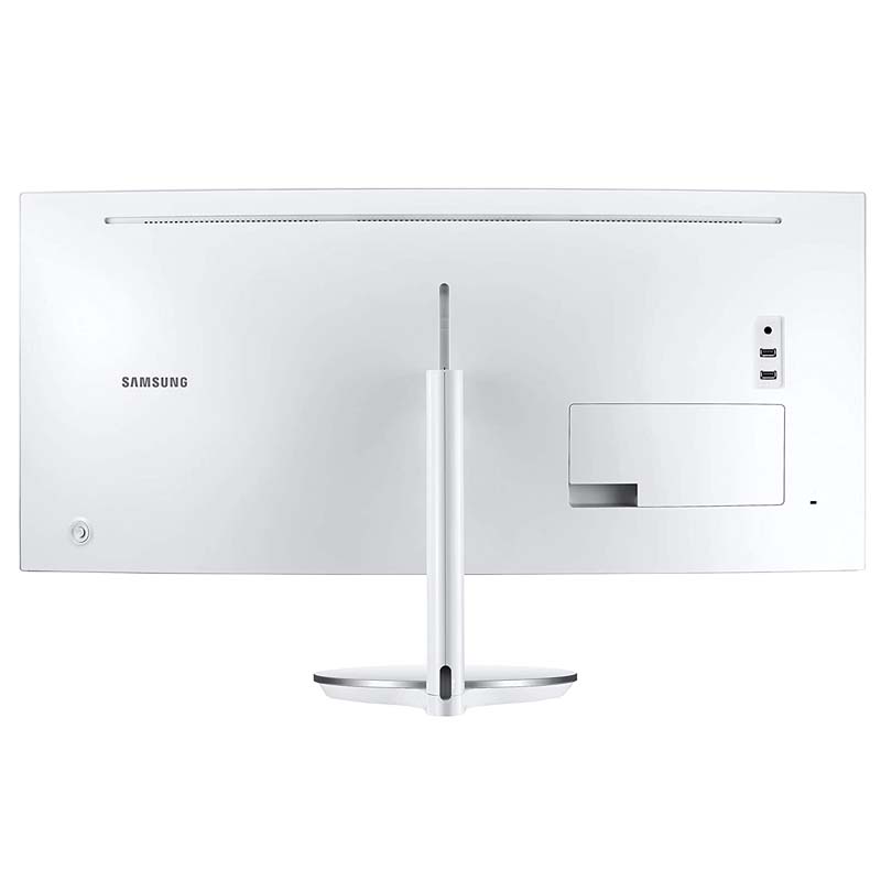 Samsung Monitor Thunderbolt-3 34" LED Curved, 3440 x 1440, HDMI, Metallic Silver/White LC34J791WTLXZX