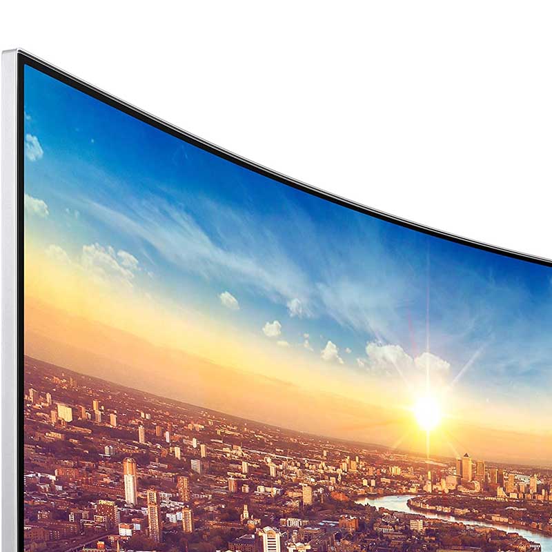 Samsung Monitor Thunderbolt-3 34" LED Curved, 3440 x 1440, HDMI, Metallic Silver/White LC34J791WTLXZX