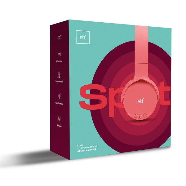 Audífonos Inalámbricos On-Ear STF Spot Coral