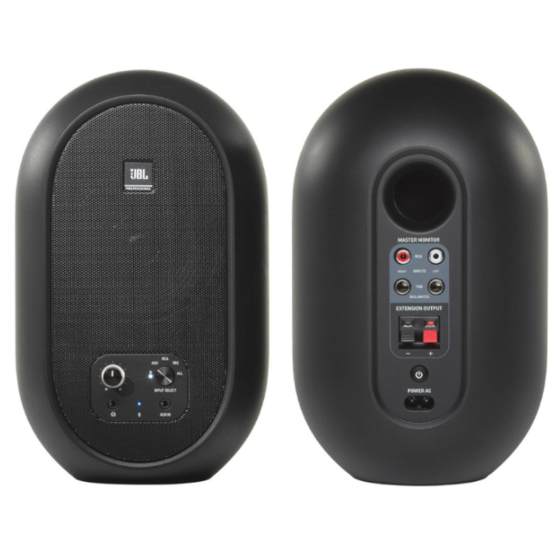 Bocinas Monitor JBL 104BT Bluetooth Studio Profesional Negro
