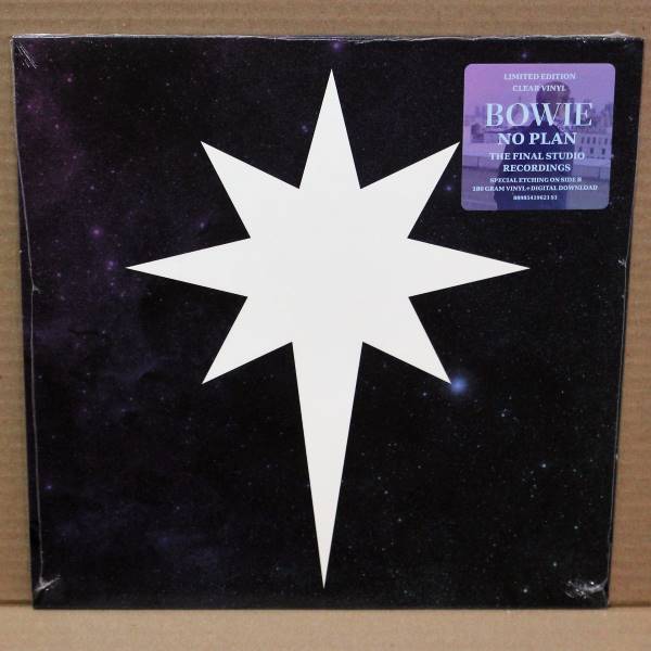 LP David Bowie / No plan: the final studio recordings Limited Edition clear vinyl)