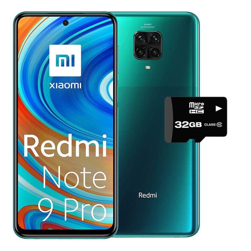 Xiaomi Redmi Note 9 Pro, 128GB/6GB RAM - Azul + Microsd 32gb