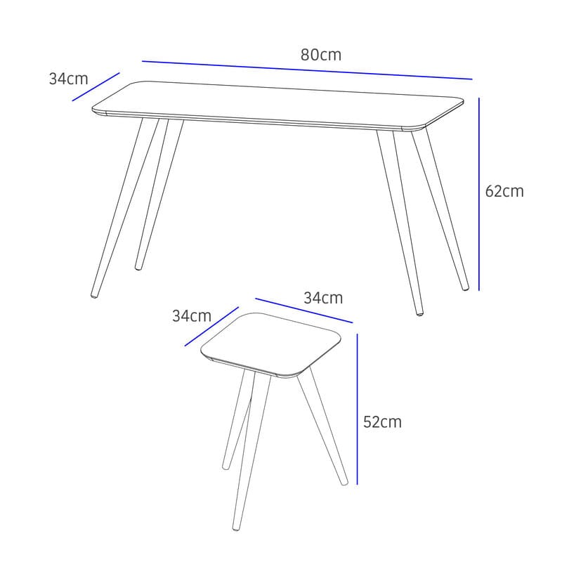 Juego de Mesas Laterales para Sala Marche