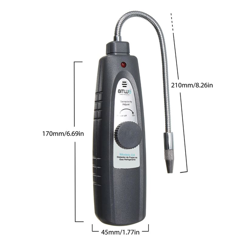 Detector De Fugas De Gas Refrigerante Halogeno | Bitwo R1