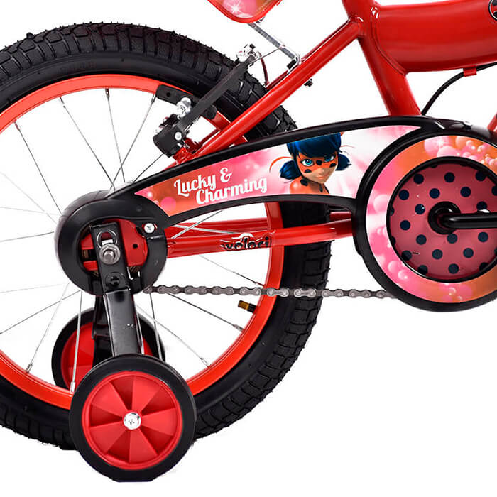 Bicicleta Para Niño Miraculous Lucky BMX R16, Rojo