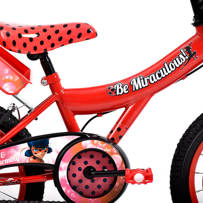 Bicicleta Para Niño Miraculous Lucky BMX R16, Rojo