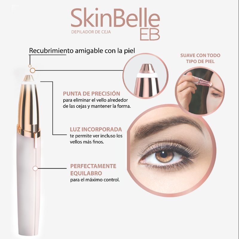 Máquina Depiladora Ceja Para Mujer Skinbelle