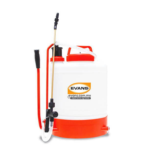 Mochila Aspersora de líquido a presión boquilla ajustable tanque 20L y rango de presiones
