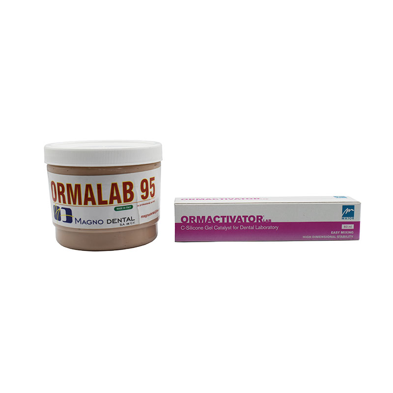 Bote Ormalab 95 1kg + ormoactivador.  Material de curado por condensación