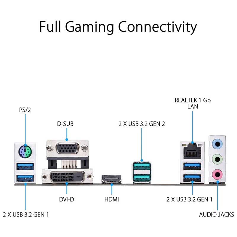 MB ASUS PRIME B550M-K AM4 DDR4 VGA HDMI DVI MICRO ATX PRIME B550M-K