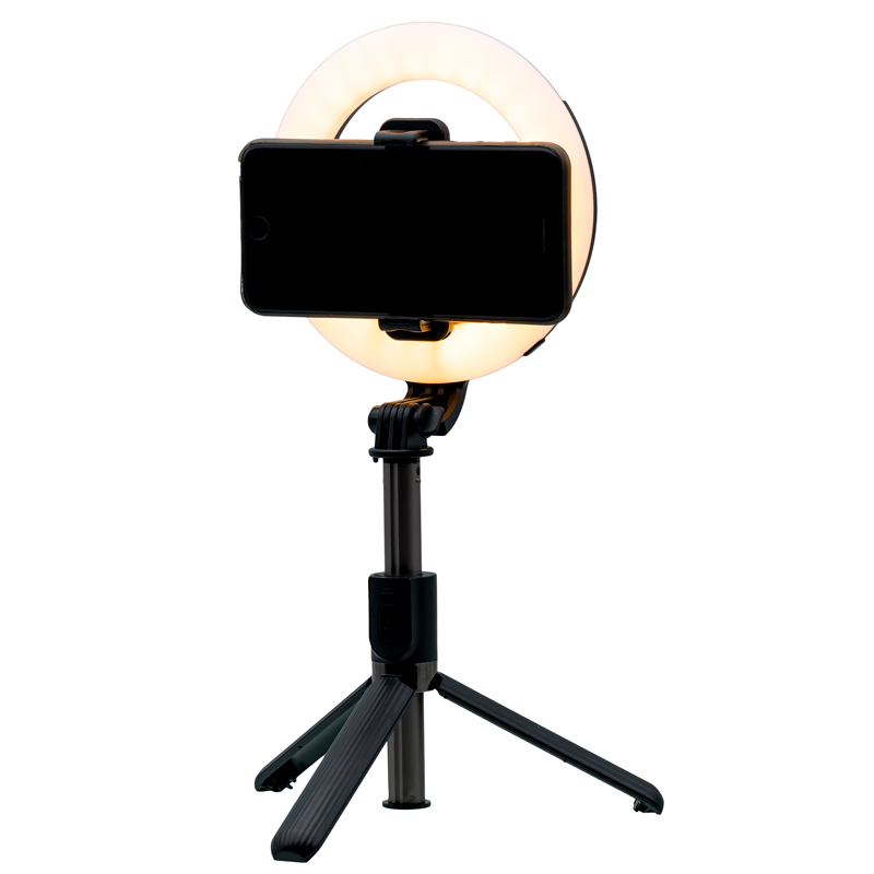 ARO ANILLO DE LUZ TRIPIE SELFIE CONTROL REMOTO CELULAR L07