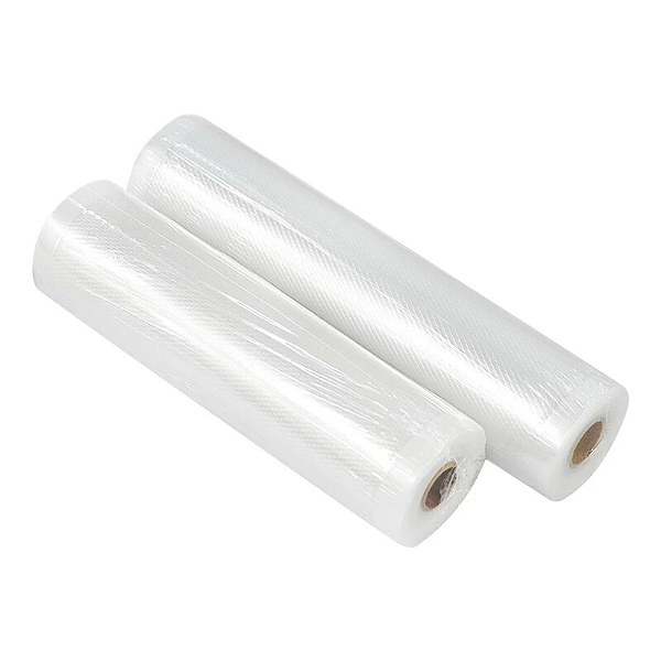 2 Rollos De Plastico Para Empacado Al Vacio Medida 30x6 Mts