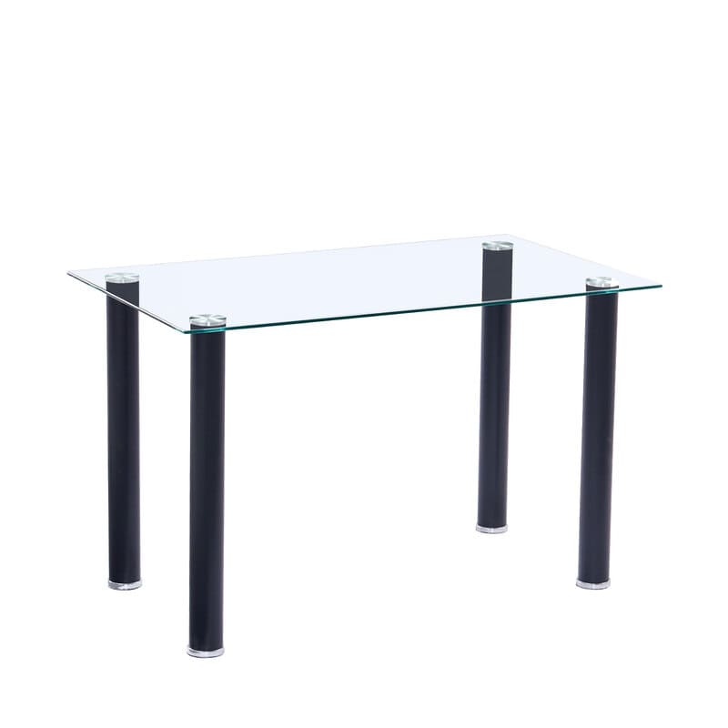 Comedor Minimalista de Cristal Templado de 6 Sillas Shade