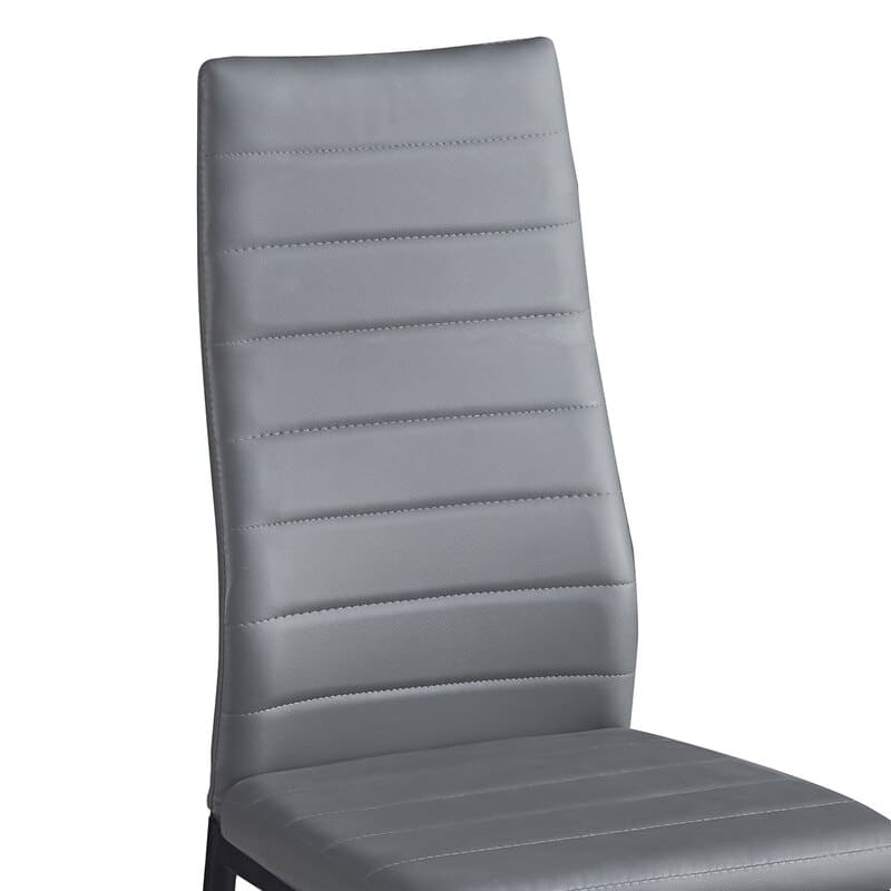 Comedor Minimalista de Cristal Templado de 6 Sillas Shade