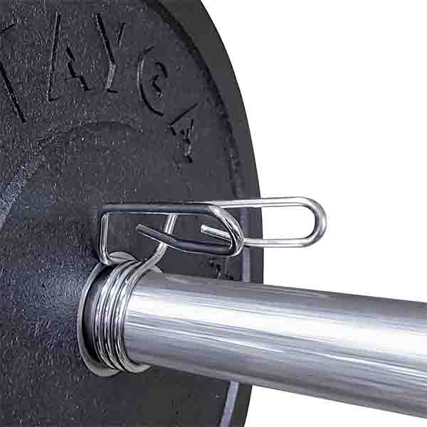 Tayga par de seguros para barra olímpica tipo mariposa