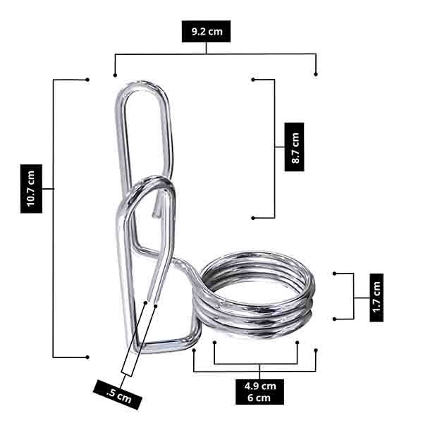 Tayga par de seguros para barra olímpica tipo mariposa