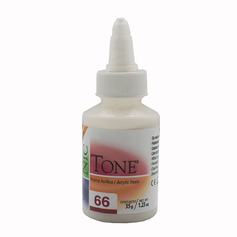 Polvo Acrilico Dental Autocurable Color Diente 66 35gr Nic Tone