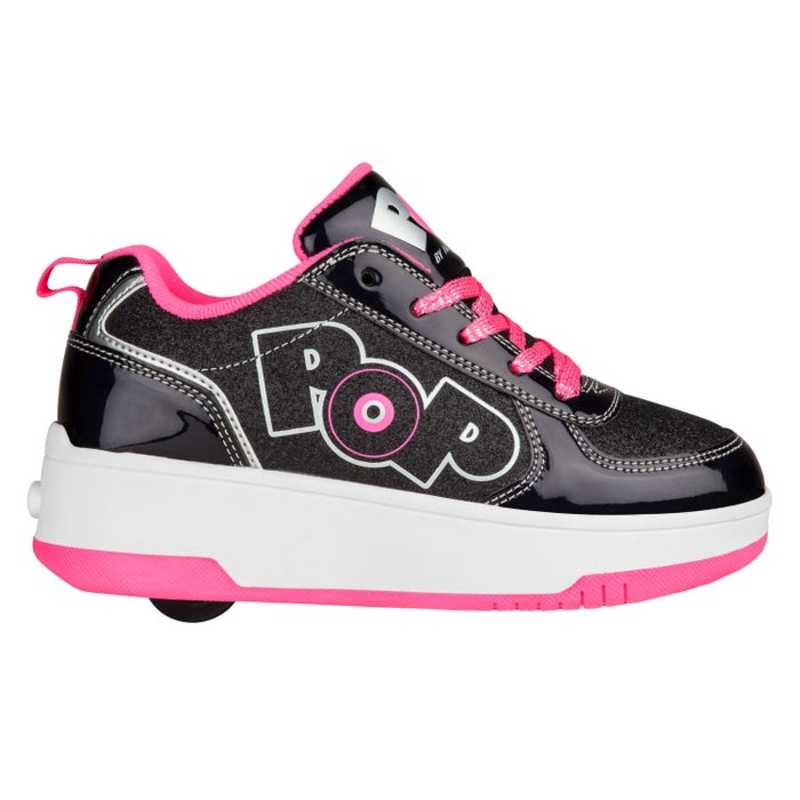 Tenis Patín Pop By Heelys Para Niña Negro Con Rosa Shine