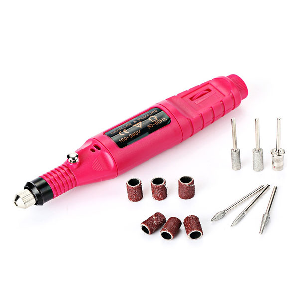Pulidor De Uñas Estudiantil Drill Rosa.
