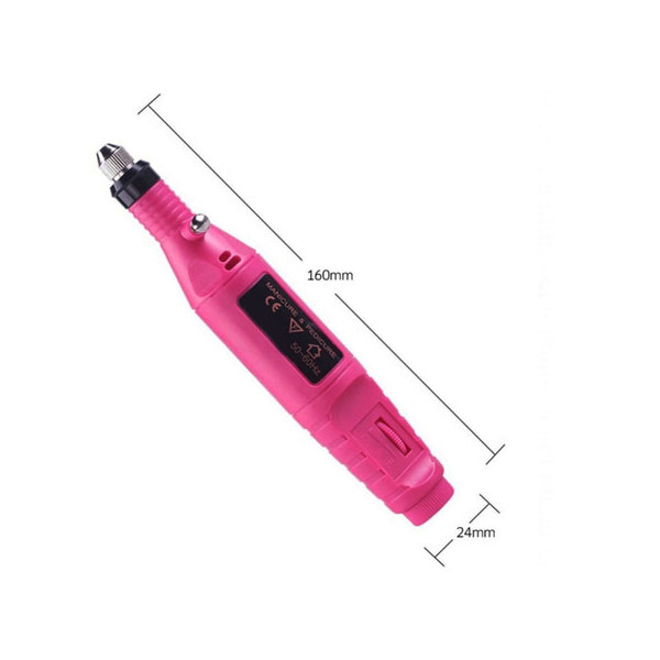 Pulidor De Uñas Estudiantil Drill Rosa.
