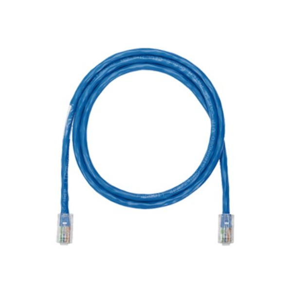 Cable de parcheo UTP Categoría 5e, con plug modular en cada extremo - 1 m. - Azul