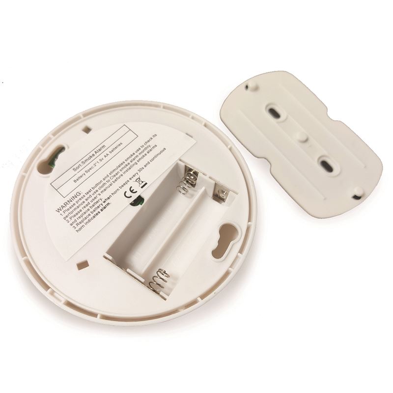 Detector De Humo Alarma Independiente 80db 2*aa | Bitwo H1