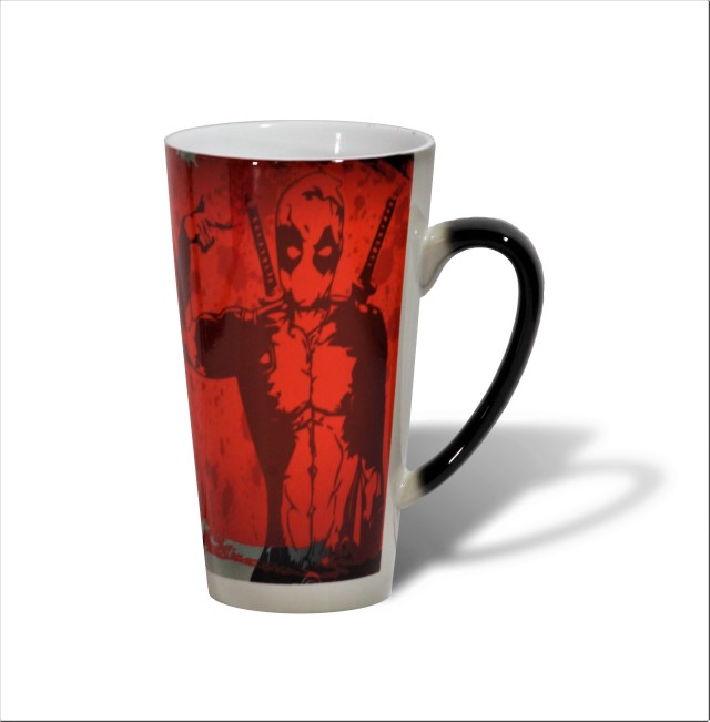 Taza Magica Cambiante 17 Oz AAA  Rojo Deadpool Cómics Marvel para  Regalo By Puentes Denver