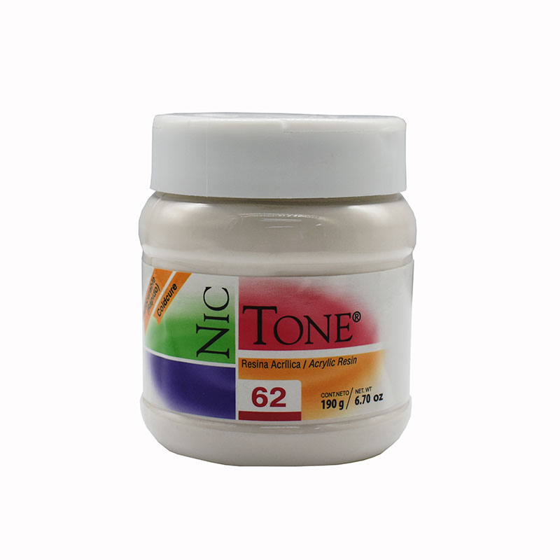 Polvo Acrilico Dental Autocurable Color Diente 62 190gr Nic Tone