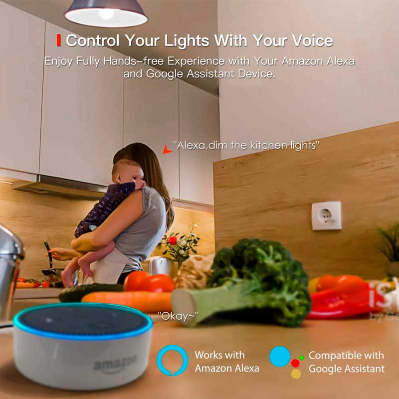 Foco Led Wifi Rgbcw 10w 1100lm con Dimmer Smart Life 