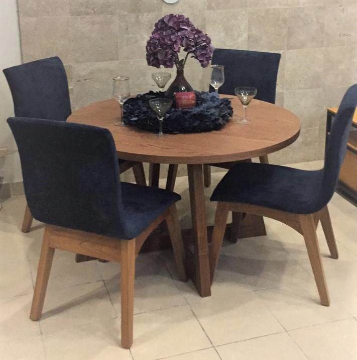 COMEDOR REDONDO, Autentica Madera de Tzalam* marca POLTRONE