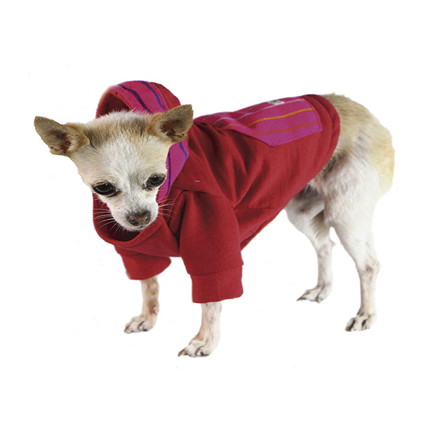 Sudadera Roja para mascotas marca El Rebozo de Dolce