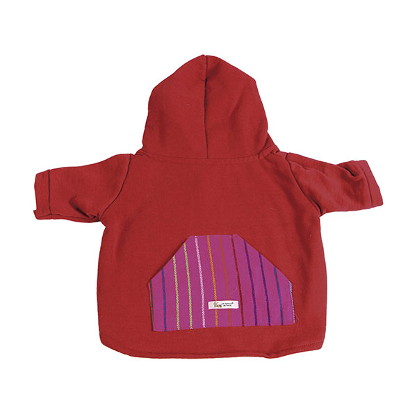 Sudadera Roja para mascotas marca El Rebozo de Dolce