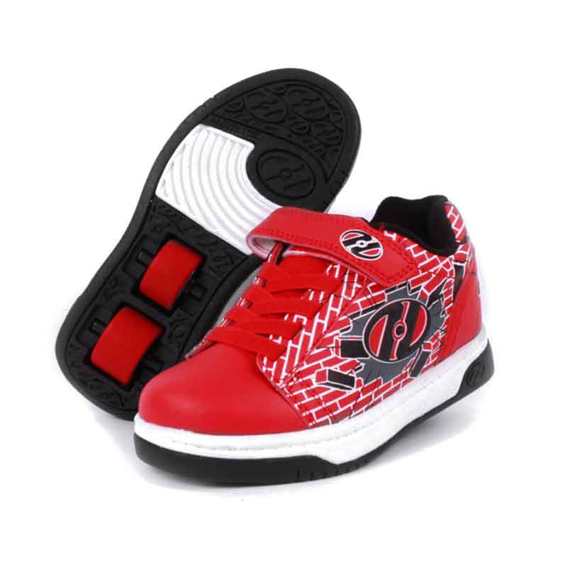 Tenis Patín Heelys Para Niño Color Rojo