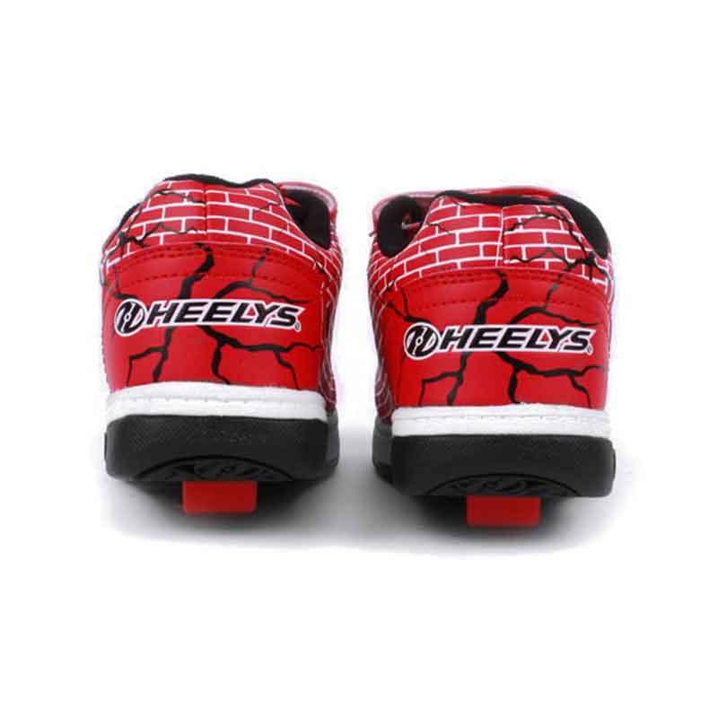 Tenis Patín Heelys Para Niño Color Rojo