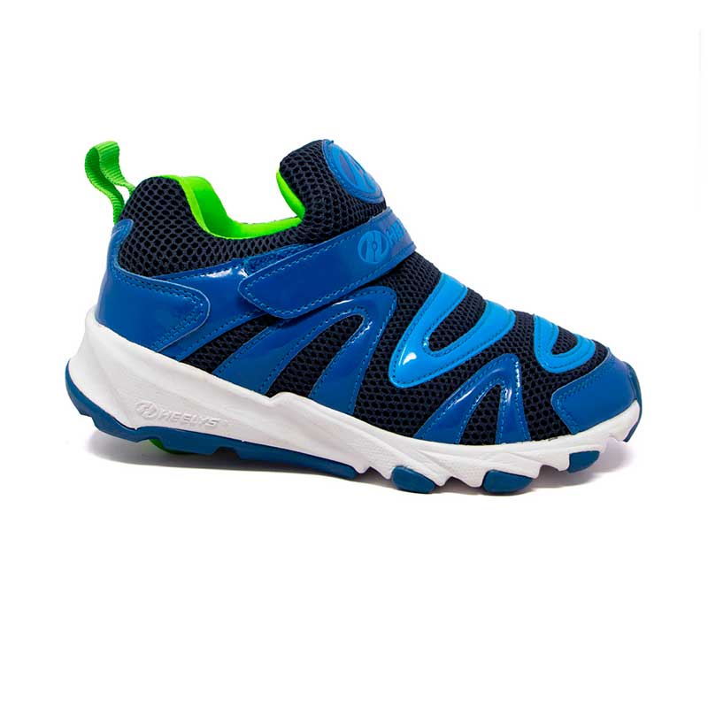 Tenis Patín Heelys Para Niño Color Azul Con Una Rueda
