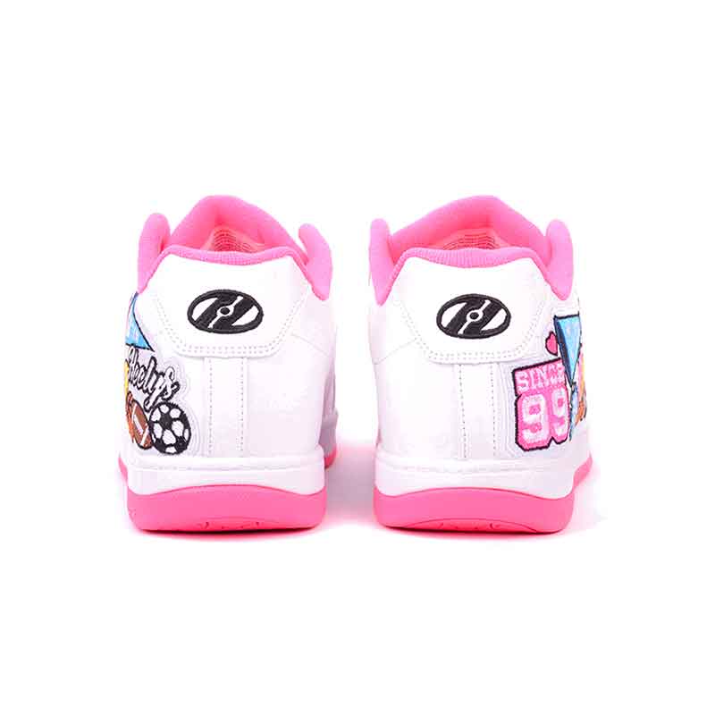 Tenis Patín Heelys Para Niña Blancos Con Rosa Una Rueda