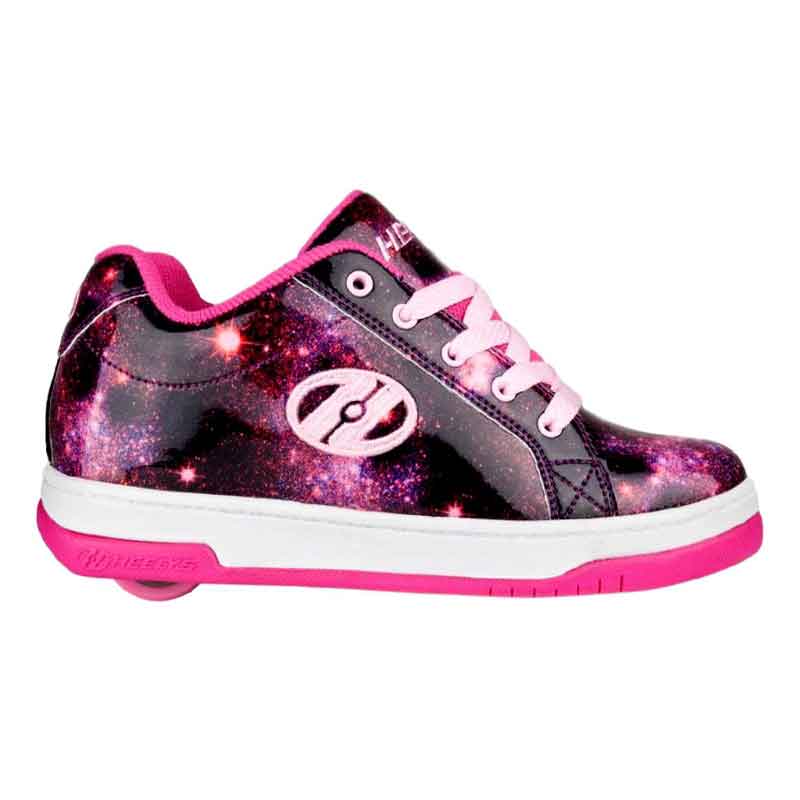 Tenis Patín Heelys Para Niña Rosa Galaxia Con Una Rueda