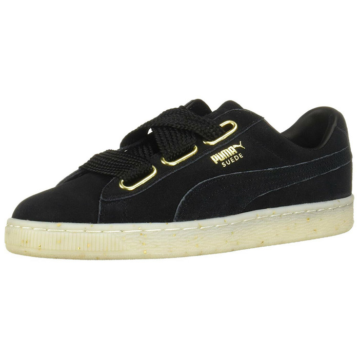 Tenis Puma Mujer Negro Suede Heart Celebrate 36556101