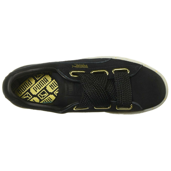 Tenis Puma Mujer Negro Suede Heart Celebrate 36556101