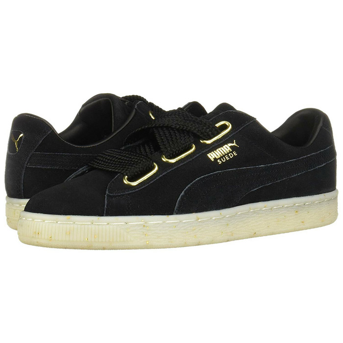 Tenis Puma Mujer Negro Suede Heart Celebrate 36556101
