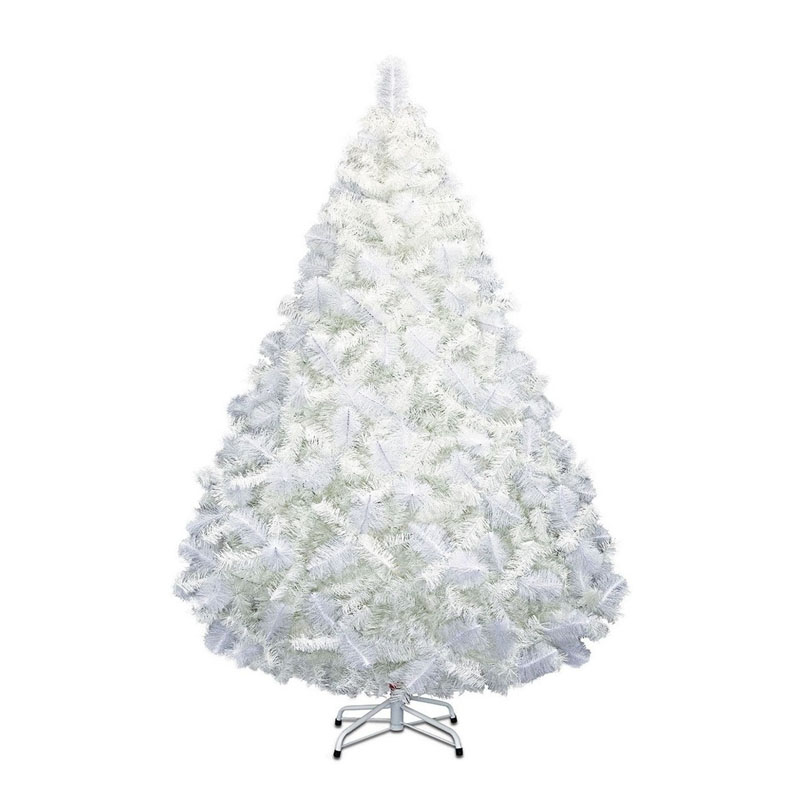 Arbol Pino Navidad Artificial Bonanza Frondoso 2.4metros , color blanco