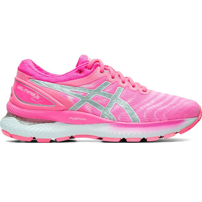 Tenis Asics NIMBUS 22 Mujer Hot Pink/Pure Silver 1012A587.701.