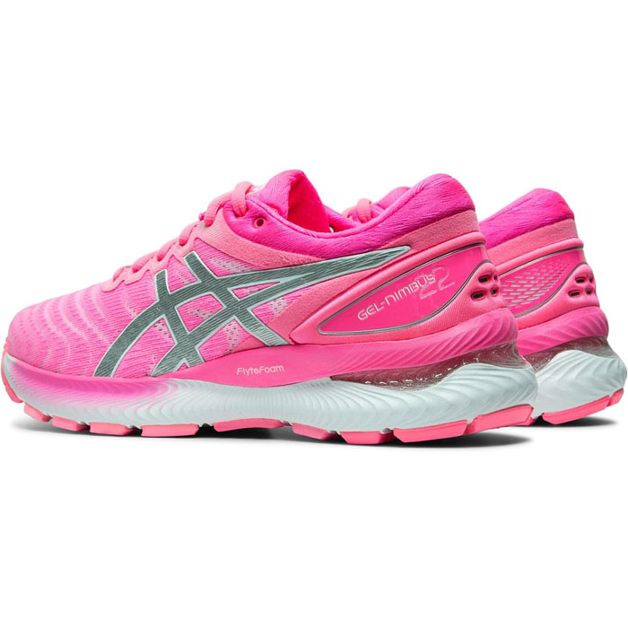 Tenis Asics NIMBUS 22 Mujer Hot Pink/Pure Silver 1012A587.701.
