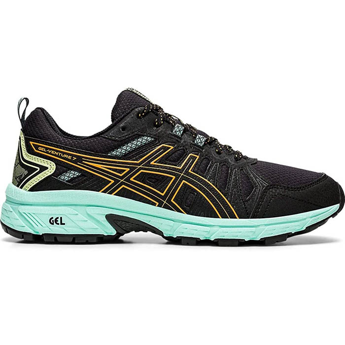 Tenis Asics GEL VENTURE Mujer Black/Orange Pop 1012A476.003