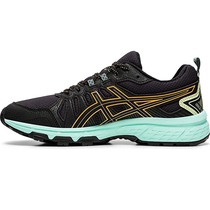 Tenis Asics GEL VENTURE Mujer Black/Orange Pop 1012A476.003