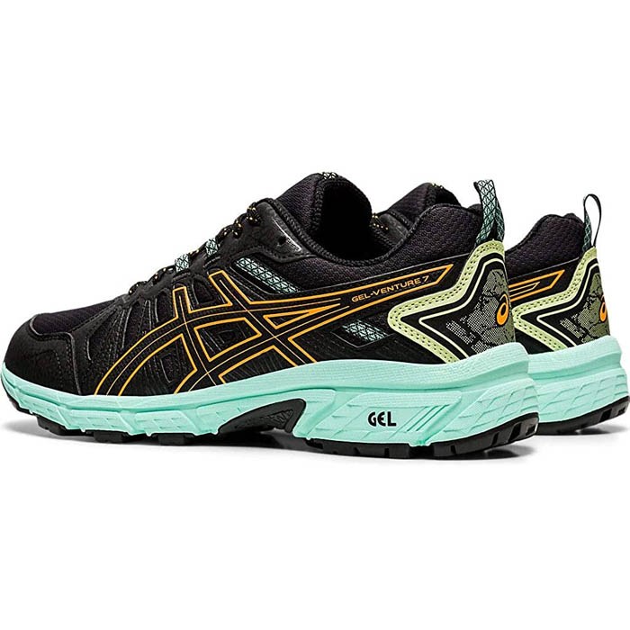 Tenis Asics GEL VENTURE Mujer Black/Orange Pop 1012A476.003